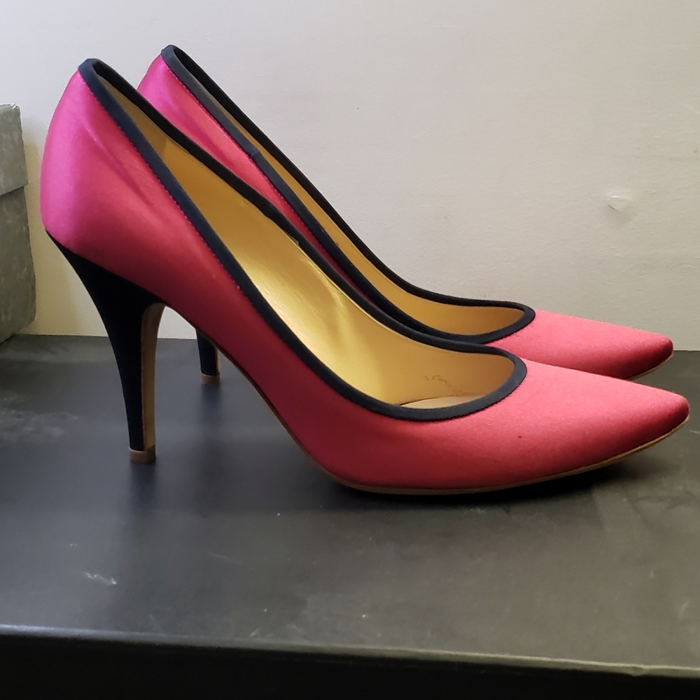 Giuseppe Zanotti Satin Fuschia Pumps